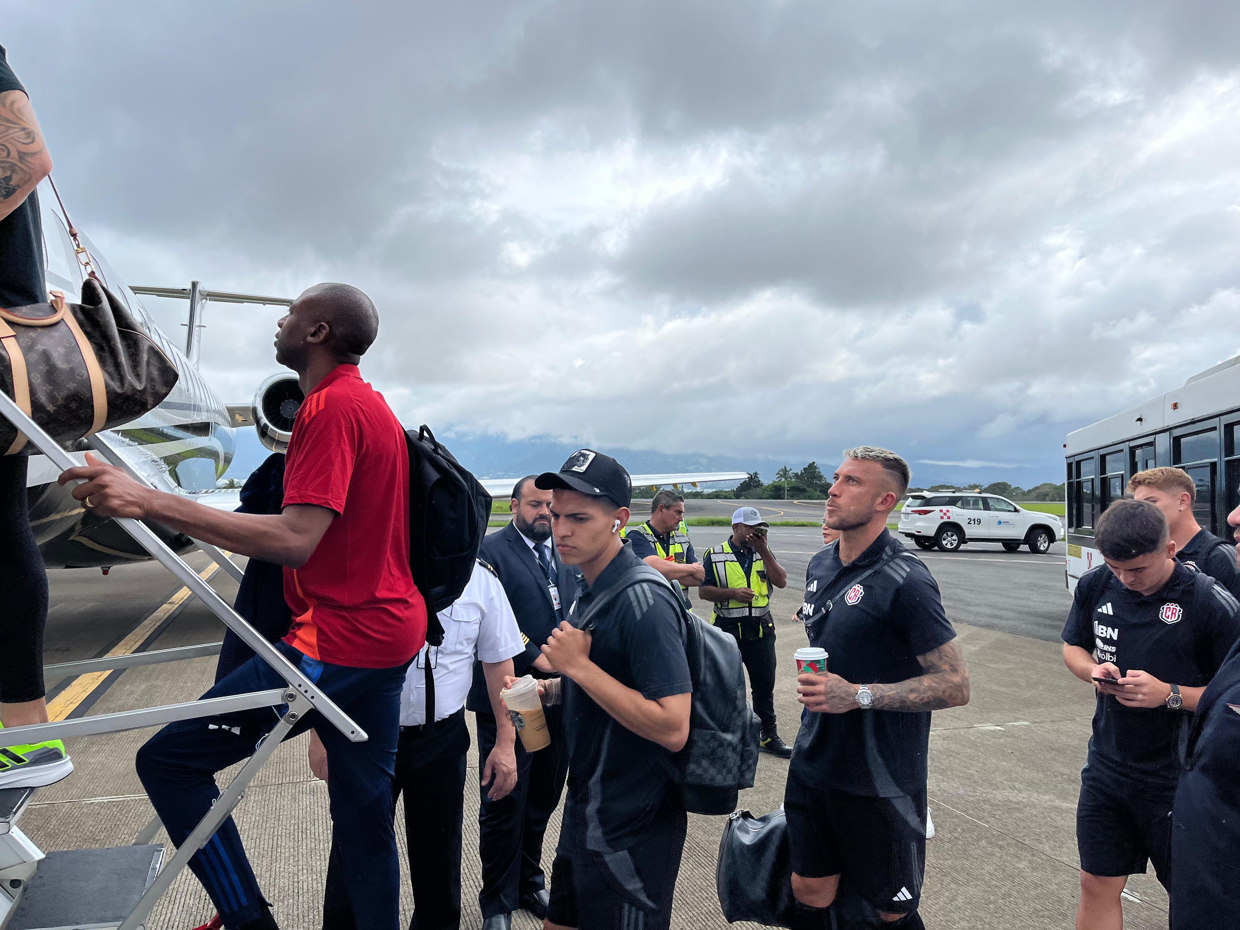 La Selección de Costa Rica no fue recibida de manera muy amistosa en Panamá. Foto: Prensa FCRF