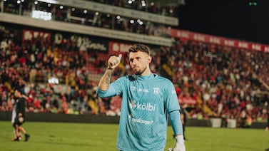 Washington Ortega publicó una foto con la que ya se puso a jugar la final ante Saprissa