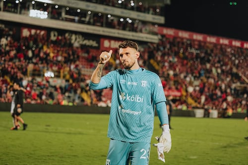 Washington Ortega publicó una foto con la que ya se puso a jugar la final ante Saprissa