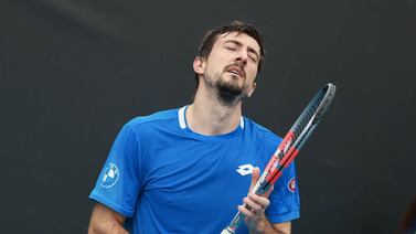 Tenista Sebastián Ofner celebró la victoria antes de tiempo y terminó eliminado tras olvidar una regla