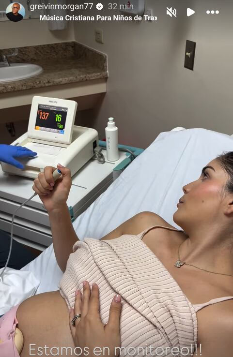 El momento más ansiado en las vidas de Greivin Morgan y su esposa Sheiris Montero, ya les sopla a ambos en la nuca.