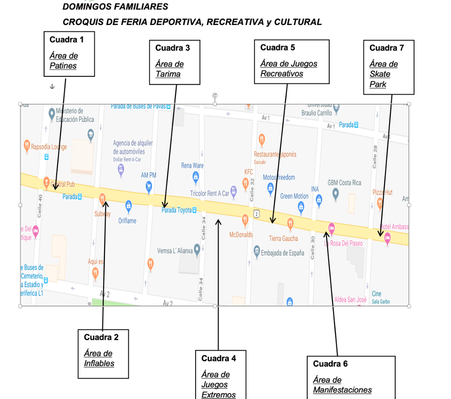 Chepe volverá a ser el centro de la salud y la recreación, al regresar los “Domingos Familiares”, organizados por la municipalidad de San José