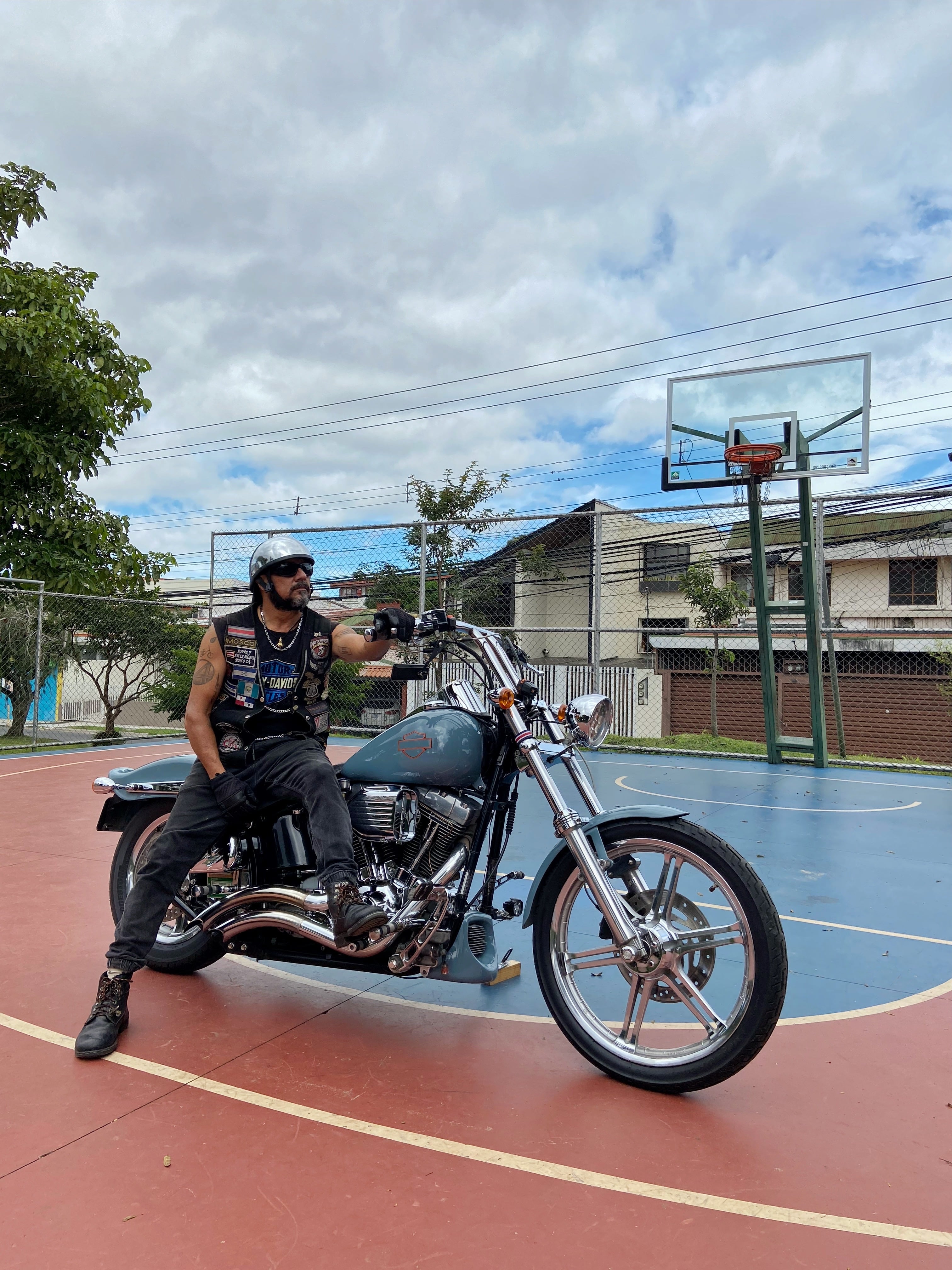 Mario Alberto Vega Durán tiene una Harley Davidson softyl custom FX. Foto: Cortesía