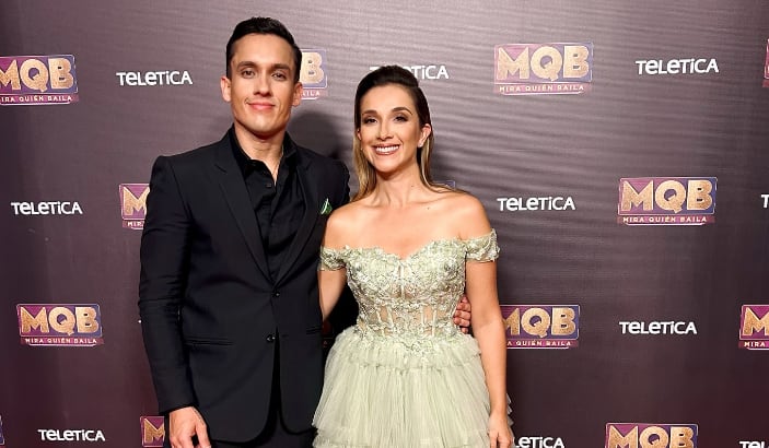 Walter Obando y Minerva Rojas del programa Mira quién habla de Teletica