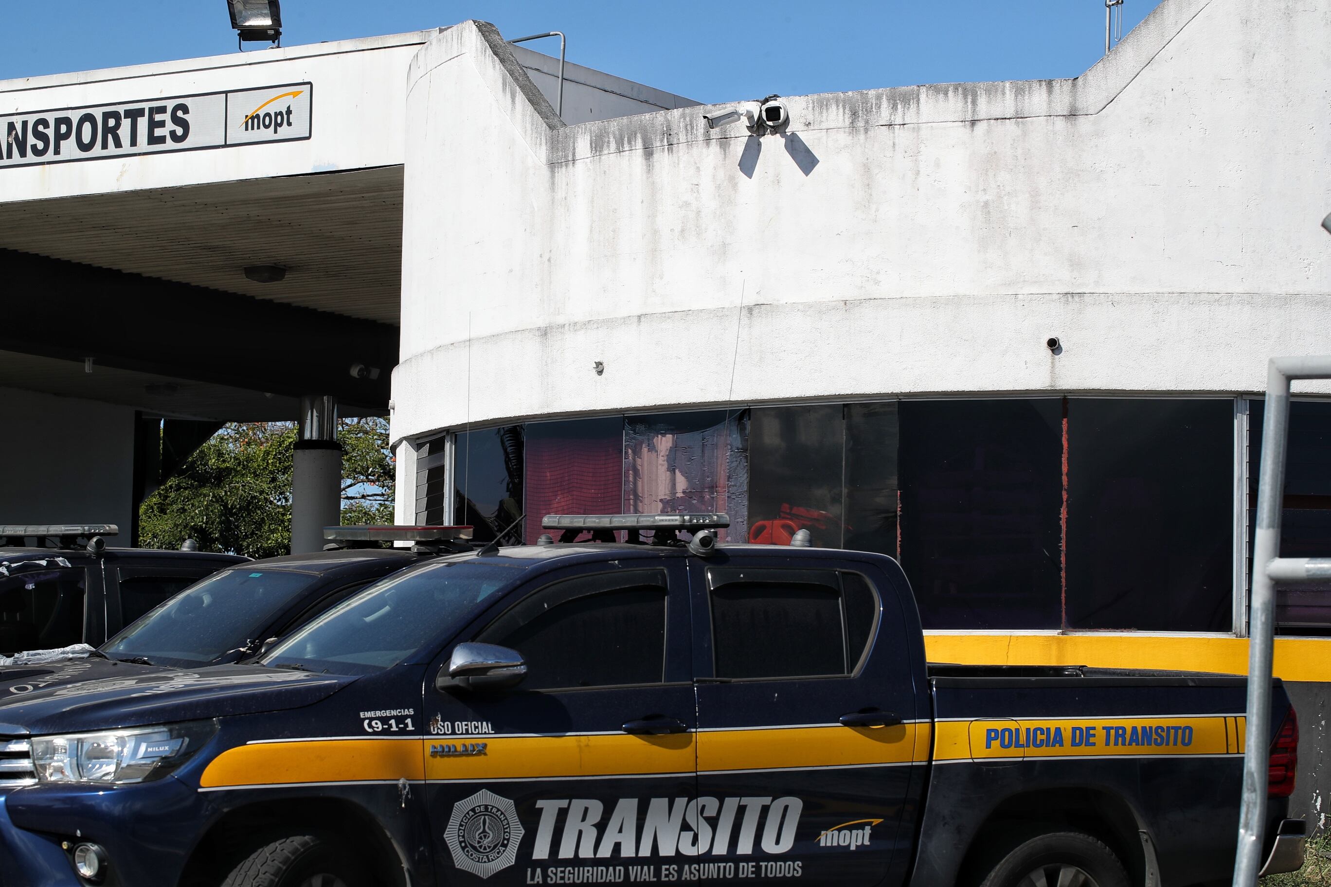 22/02/2024/ fotos de la Delegación de policía de tránsito de San José / en la foto se muestra el deterioro de la delegación de tránsito / foto John Durán