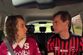 Alajuelense y Saprissa fueron parte del último video de Jero Freixas y su esposa, ojo la razón