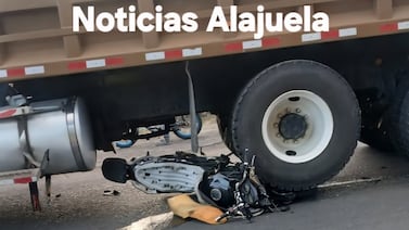 Fatal choque en curva deja motociclista sin vida en La Guácima, Alajuela