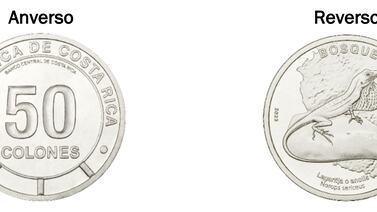 Hay noticias sobre la nueva moneda de 50 colones