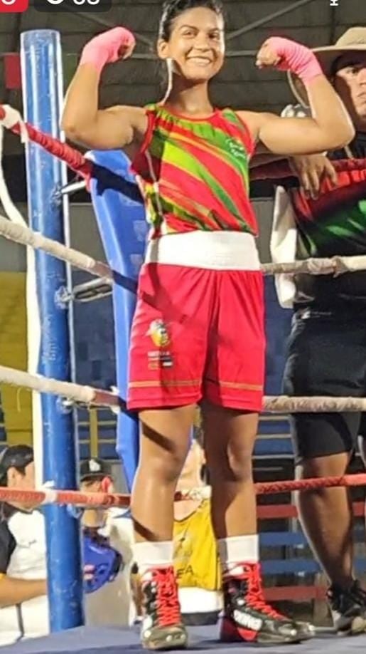 Monserrat Rodríguez, joven boxeadora que falleció tras ser atropellada en Nicoya. Foto autorizada por Yesica Díaz, mamá de la menor.