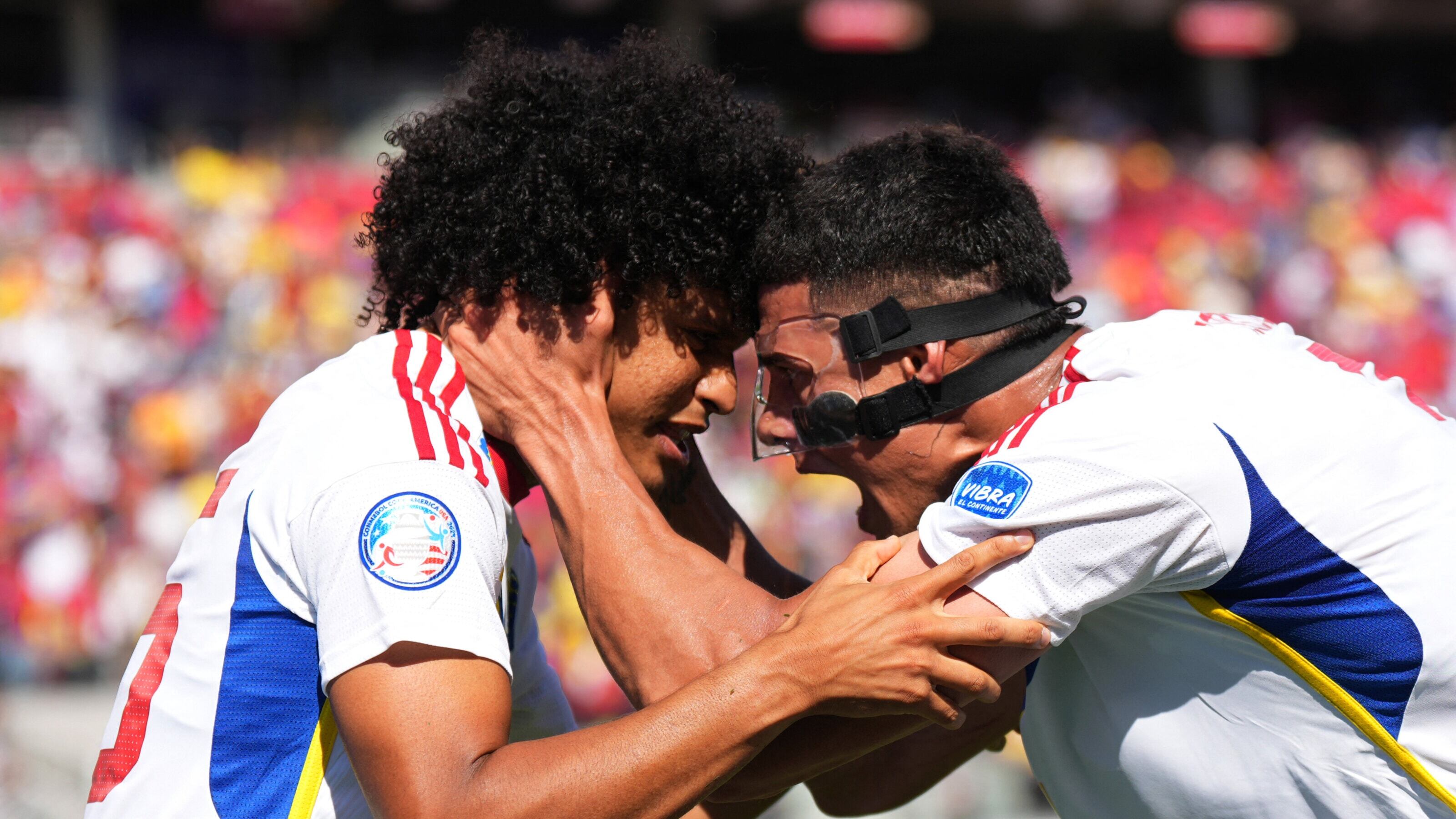 Venezuela en 10 minutos pasó de la angustia a la alegría. Foto: X Copa América.