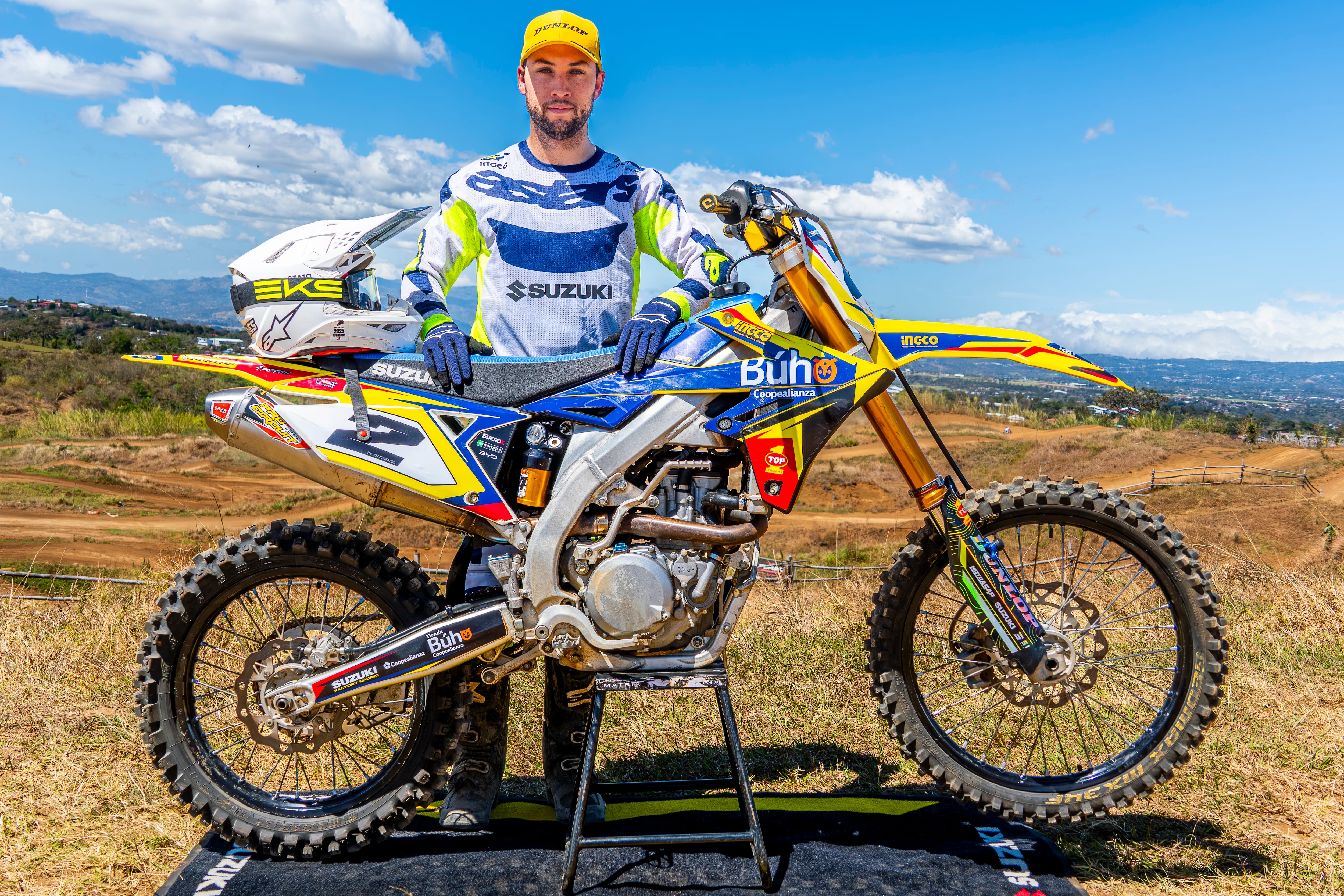 El piloto José Pablo Chaves el año pasado fue subcampeón nacional de motocross y este 2026 está decidido a darlo todo por ser el próximo campeón de la máxima categoría, la MX1 con el Team Suzuki Factory.