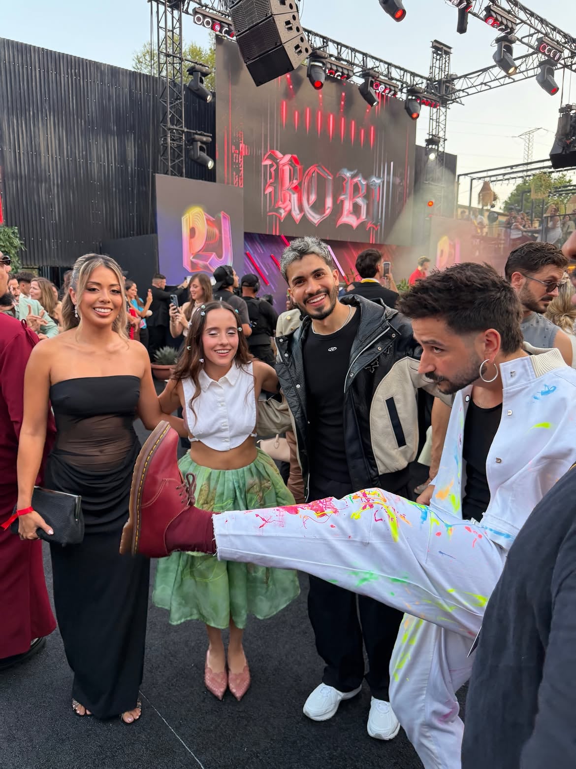 Christopher Araya, mejor conocido como Araya Vlogs, en los Premios Lo Nuestro 2026.
