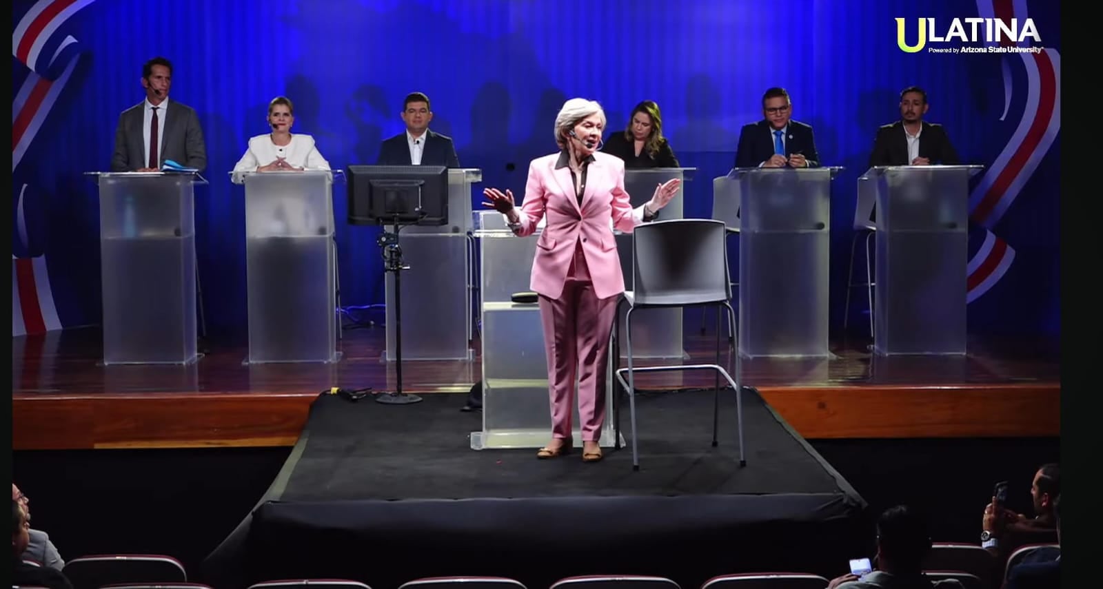 Evelyn Fachler dirigió el debate presidencial de Radio Columbia.