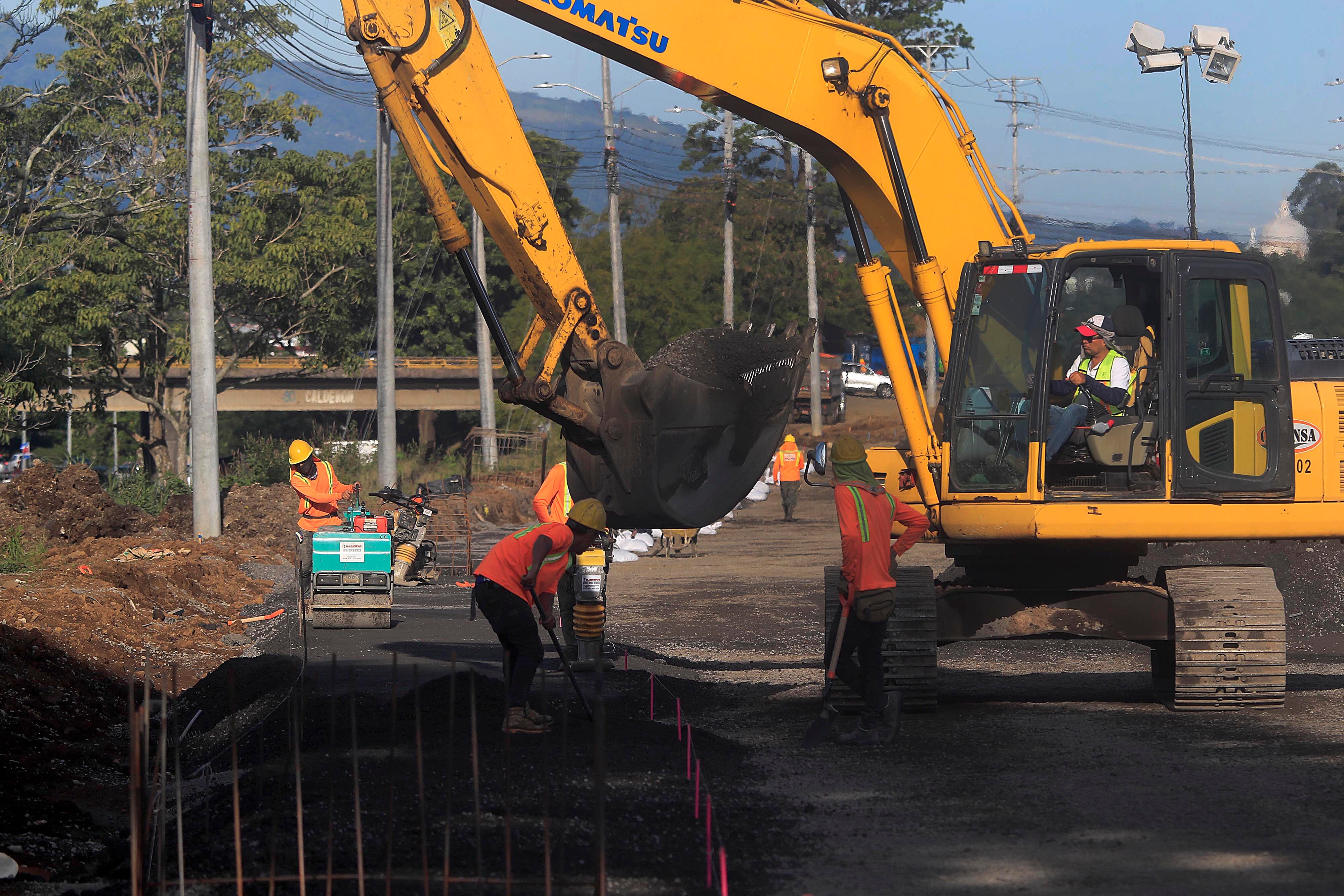 22/09/2023 Curridabat. Así avanzan los trabajos en el paso a desnivel de La Galera.