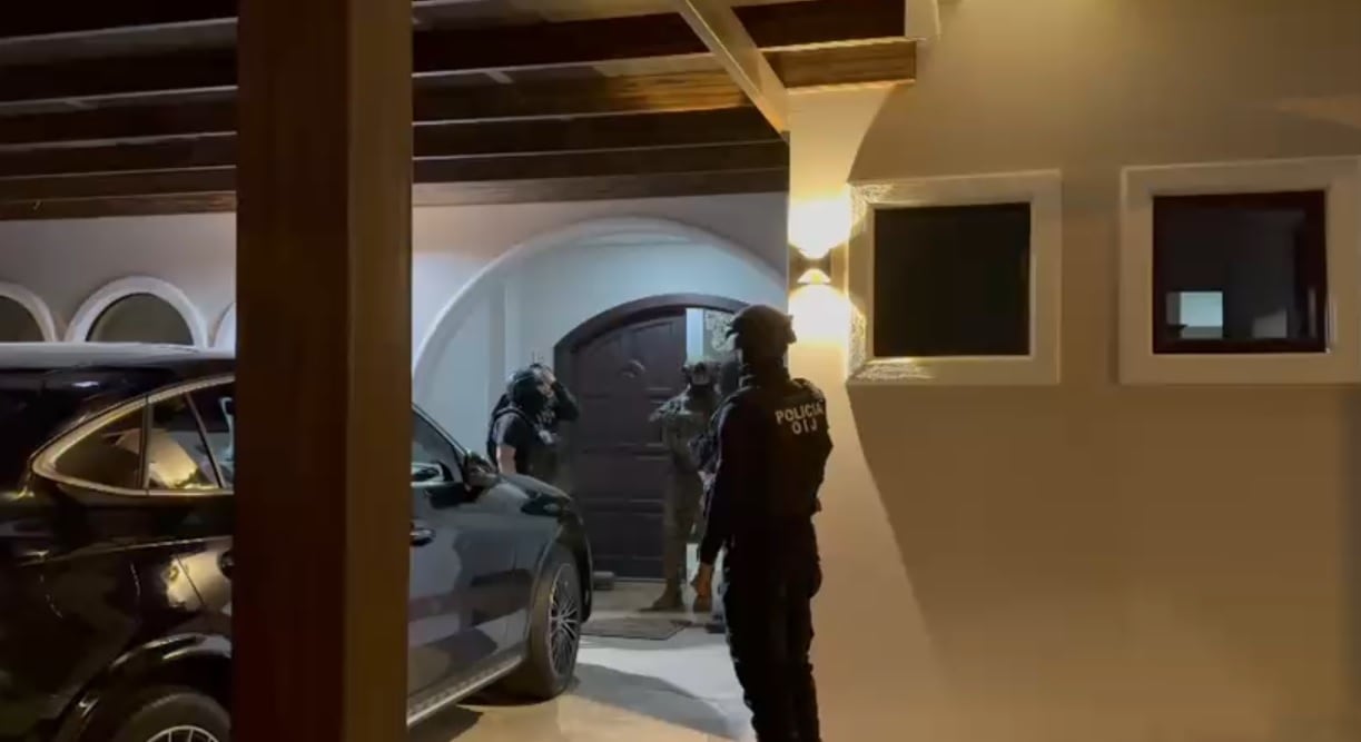 Rojas fue detenido en un condominio en La Guácima. Foto OIJ.