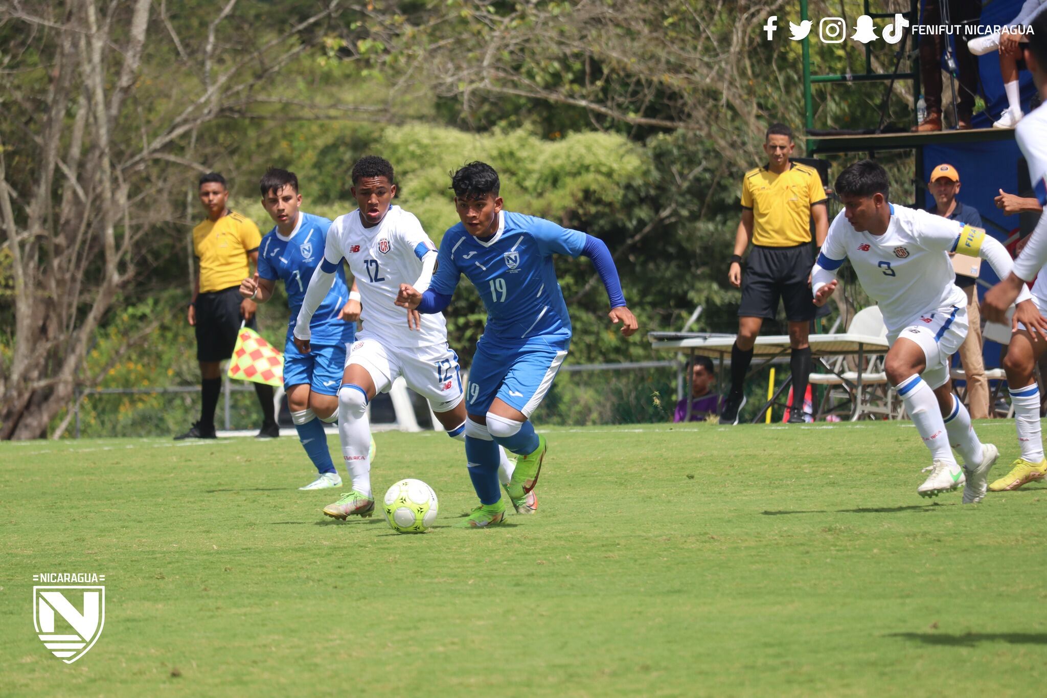 Costa Rica vs Nicaragua, Uncaf, sub17 masculina