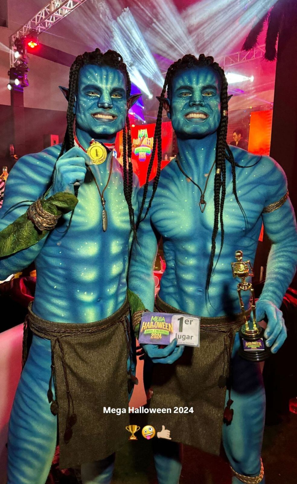 Los gemelos Castillo en halloween