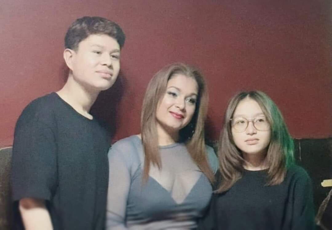 Ivonne Arley, esposa del músico Carlos Cruz, del grupo Los Huracanes.