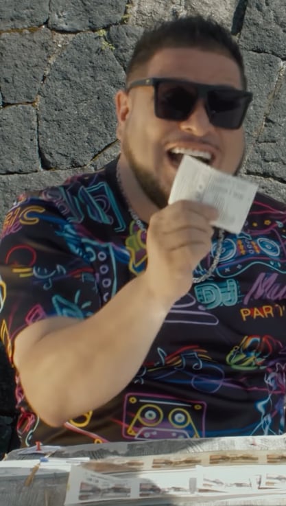 Esteban Gómez, artísticamente conocido como Gonín, y su canción "El chancero".