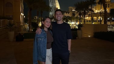 Esposa del jugador Cristian Gamboa se dejó ver como pocas veces