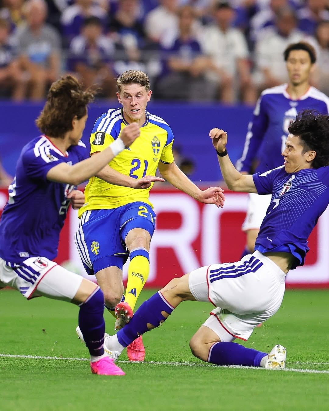 Japón empató 1-1 contra Suecia