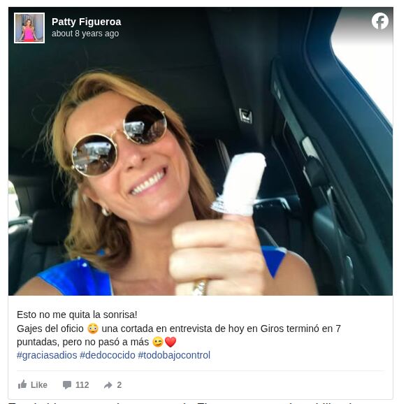 El accidente ocurrió mientras la macha cortaba una guanábana y, al hacer una falso movimiento, en vez de sacar un pedazo de la fruta, se trajo una tajada de dedo.