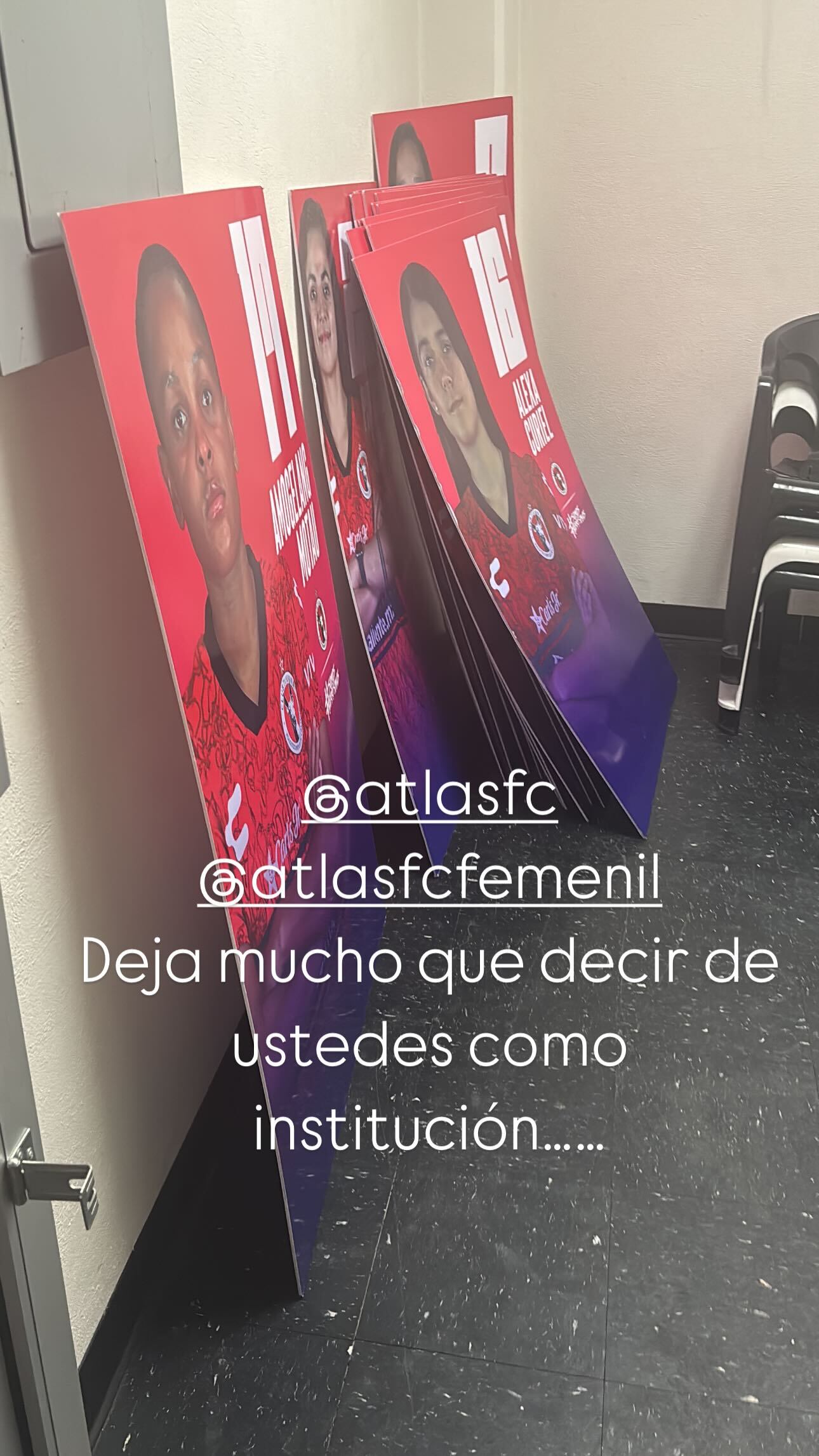 Melissa Herrera denunció un supuesto gesto de los jugadores del Atlas de México. Instagram Melissa Herrera.