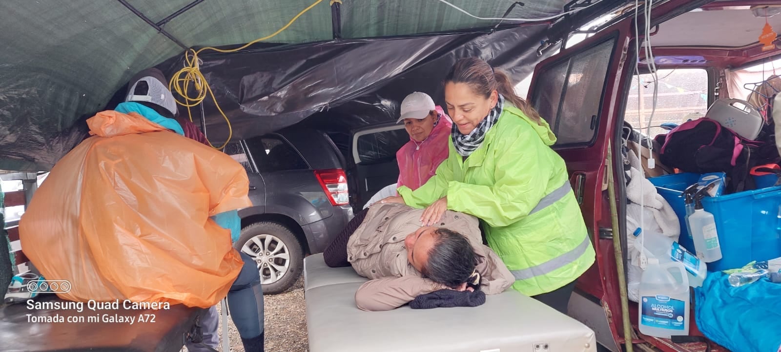 A Ivannia Blanco la Negrita le reveló que su misión ya no era caminar de Pérez Zeledón hasta Cartago, sino ayudar a que los romeros a cumplan completamente su romería