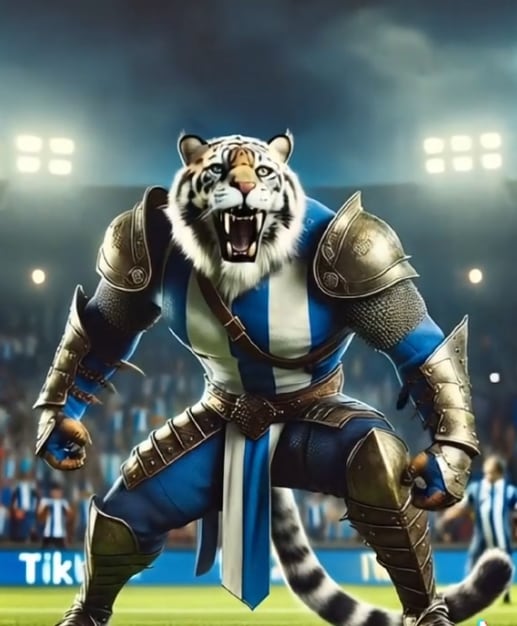 Así se ven las mascotas de algunos clubes de la primera división hechas por Inteligencia Artificial. Captura de pantalla.