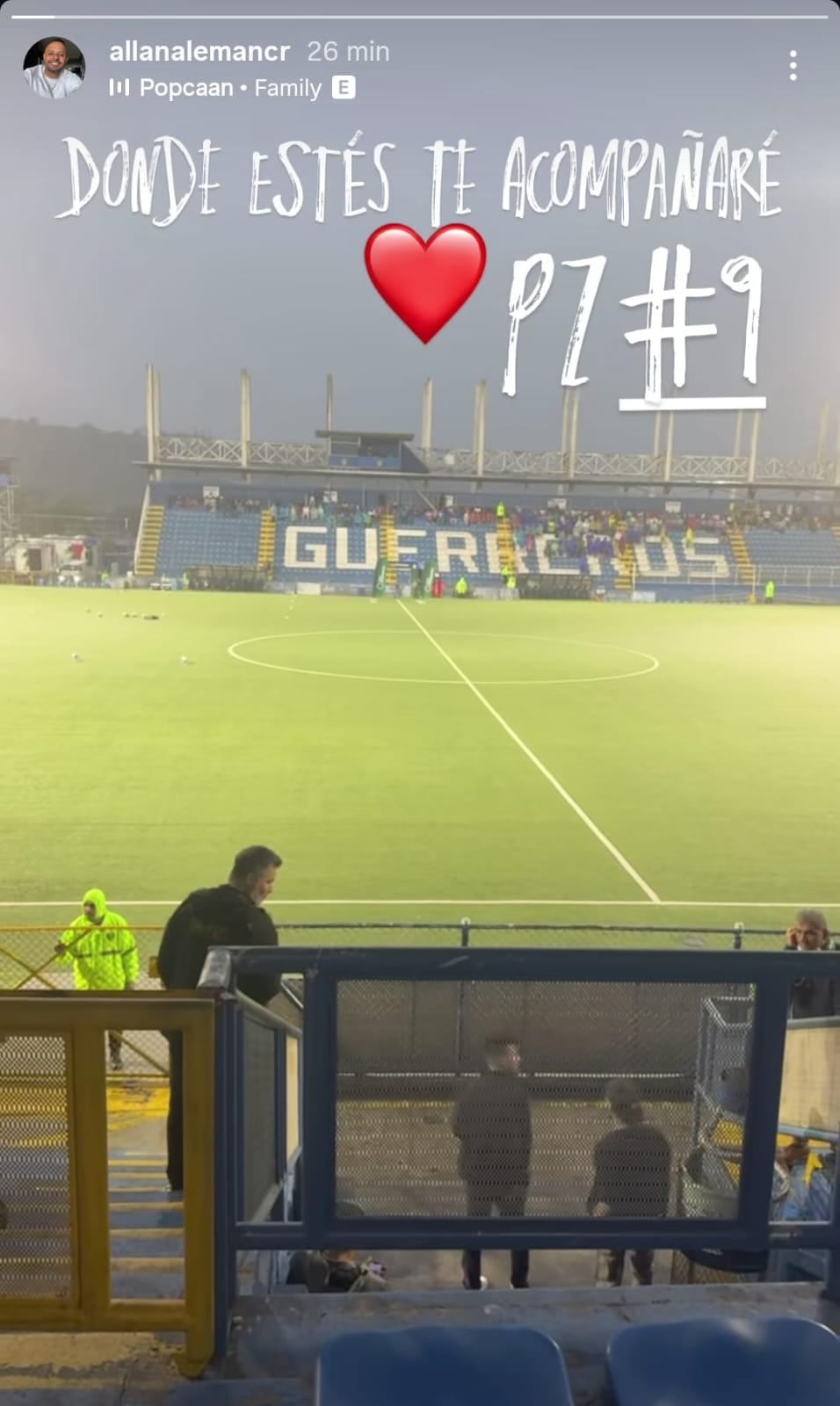 Esto fue lo que compartió Allan Alemán en sus redes.