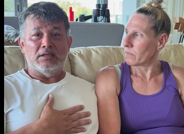 Javier Méndez pide desesperadamente ayuda para encontrar a su hijo que fue arrastrado por el mar