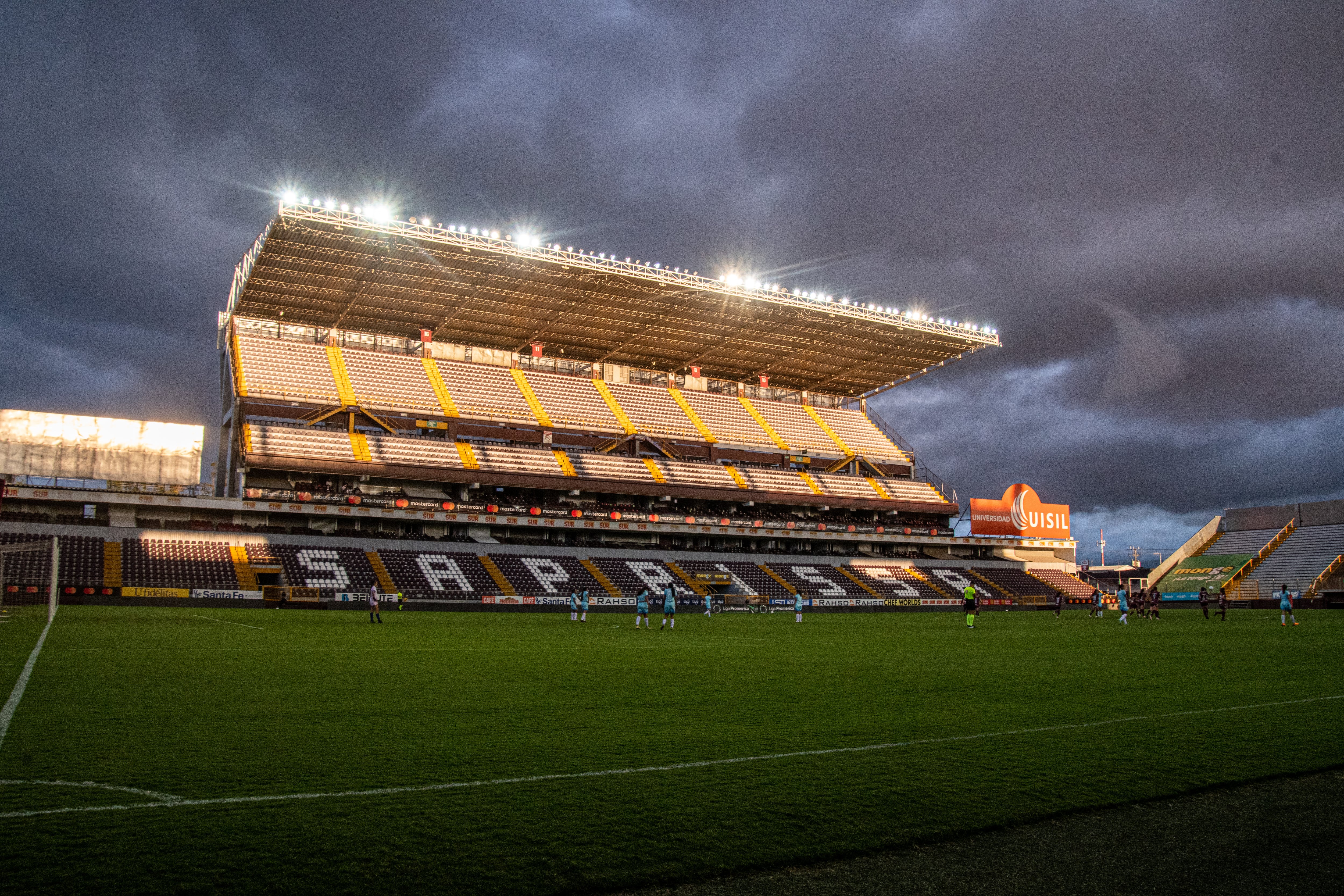Saprissa vs Suva Sports. Estadio Ricardo Saprissa. Prensa Saprissa.