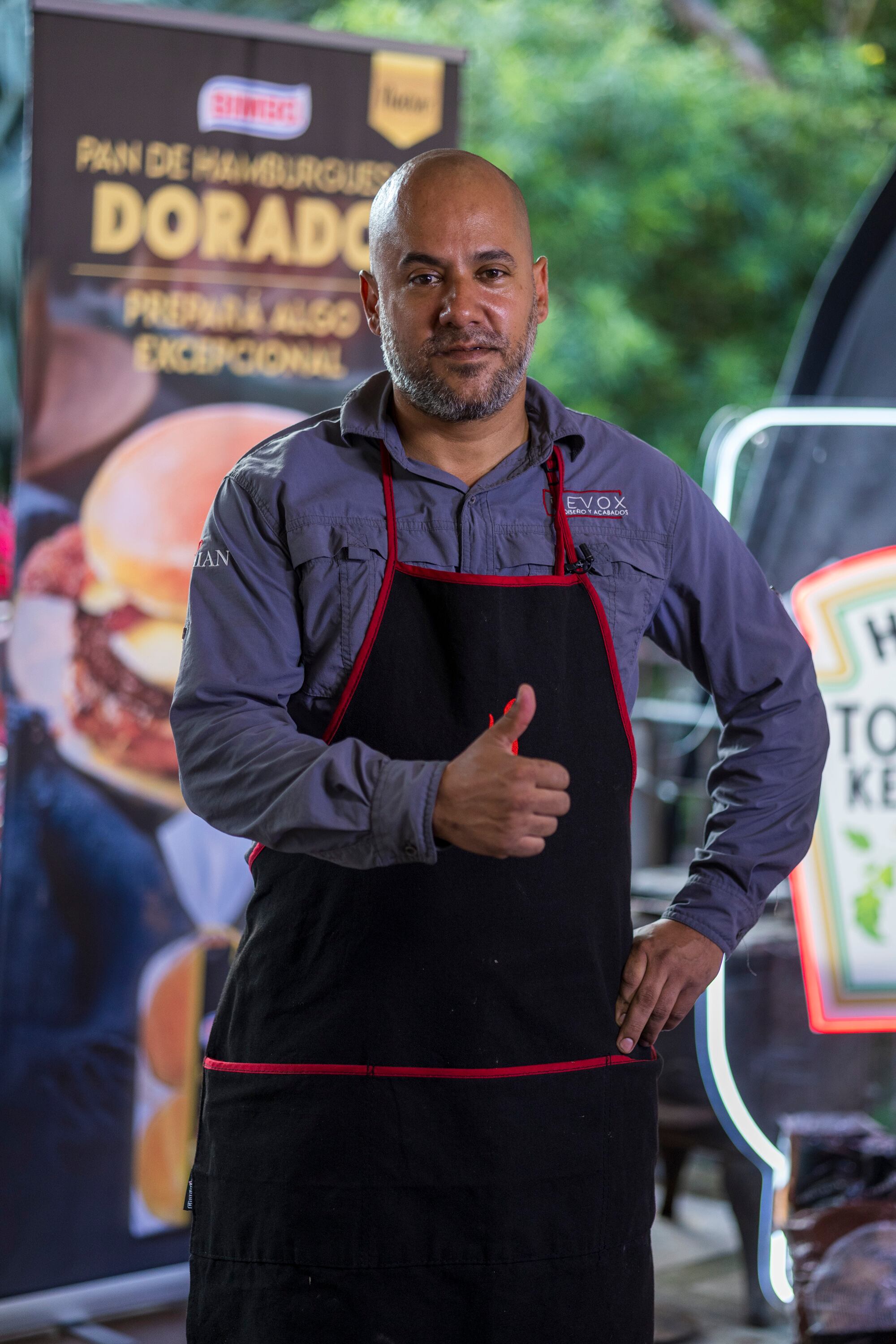 24/10/2024, San José, Santa Ana, grabación del Reality Show de La Teja, que se llama Guerra de Hamburguesas.