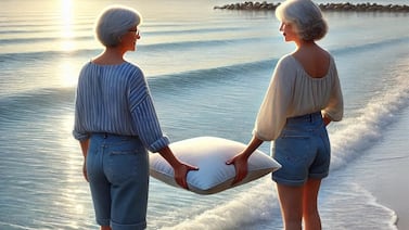 ¿Por qué entregan una almohada al mar para recuperar un ser amado?