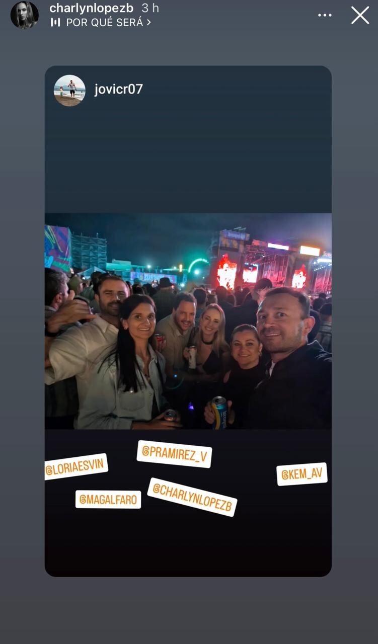 Charlyn López se dejó ver muy feliz y enamorada el fin de semana en el Festival Picnic, demostrando una vez más que los rumores de una supuesta crisis en su matrimonio son completamente falsos.