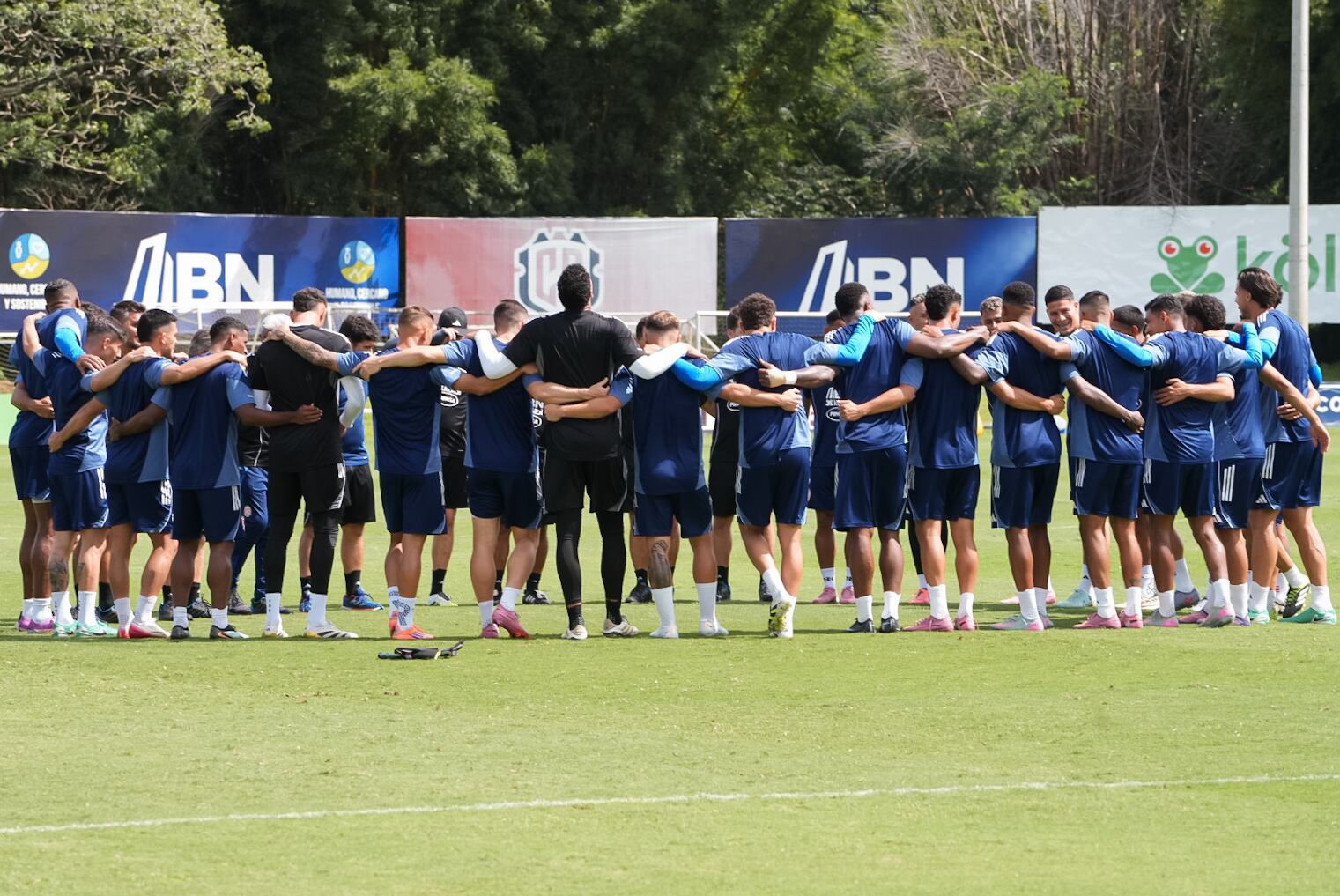 08/10/2025. Entrenamiento de la selección nacional de fútbol. Proyecto Goal, San Rafael, Alajuela. Fotografía: Lilly Arce.