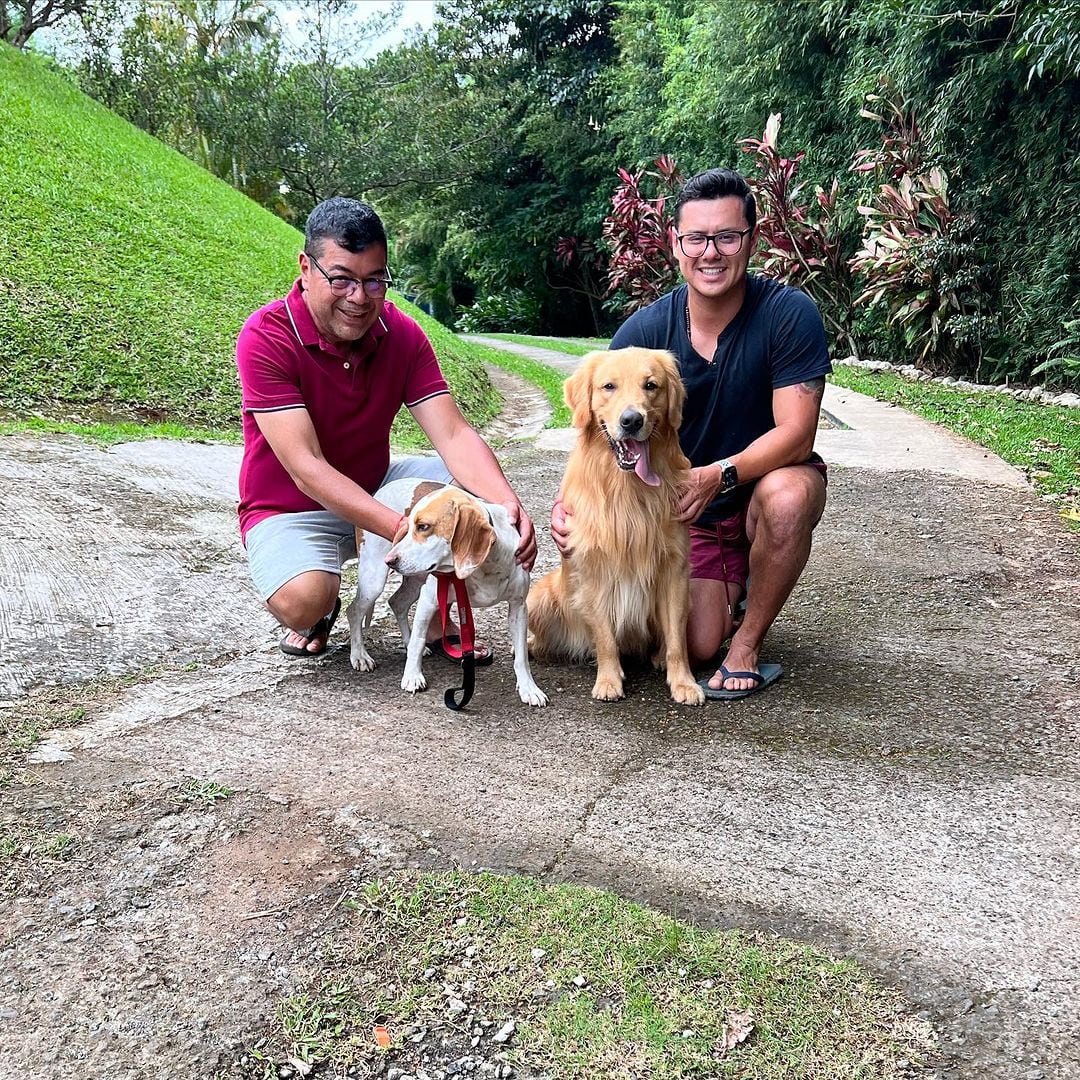 Los periodista y pareja Marcelo Castro y Johnny López. Instagram