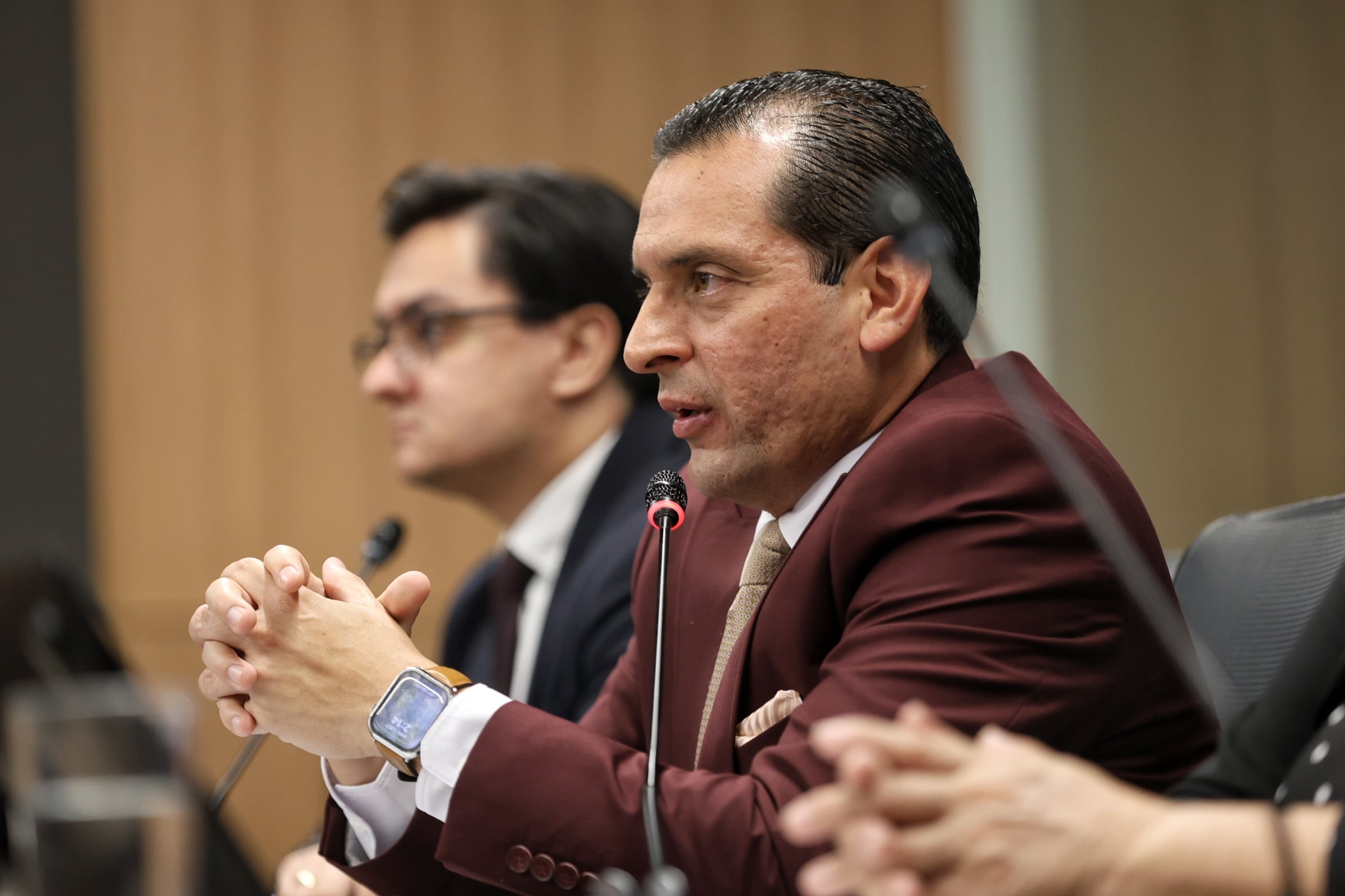 01/10/2024/ Marlon Navarro Álvarez, viceministro de Planificación Nacional y Política Económica del Mideplán durante comisión en Asamblea Legislativa / foto John Durán