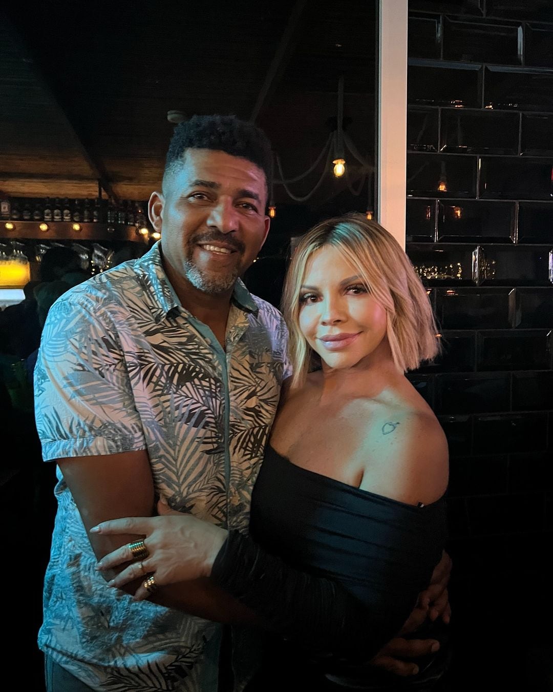 Austin Berry y su futura esposa, Cristina Alfaro. Glenda Peraza.