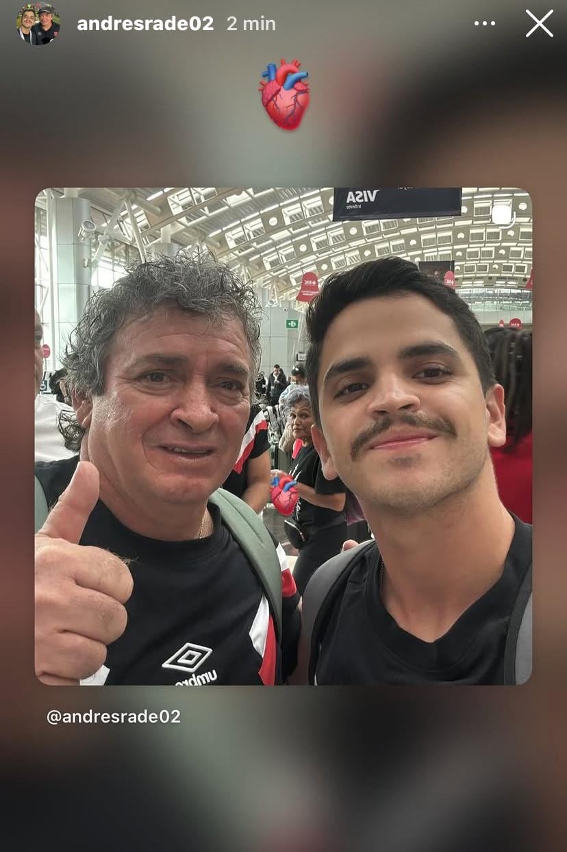 Andrés Ramírez respaldó a su papá, Óscar Ramírez, tras su salida del banquillo de Alajuelense.