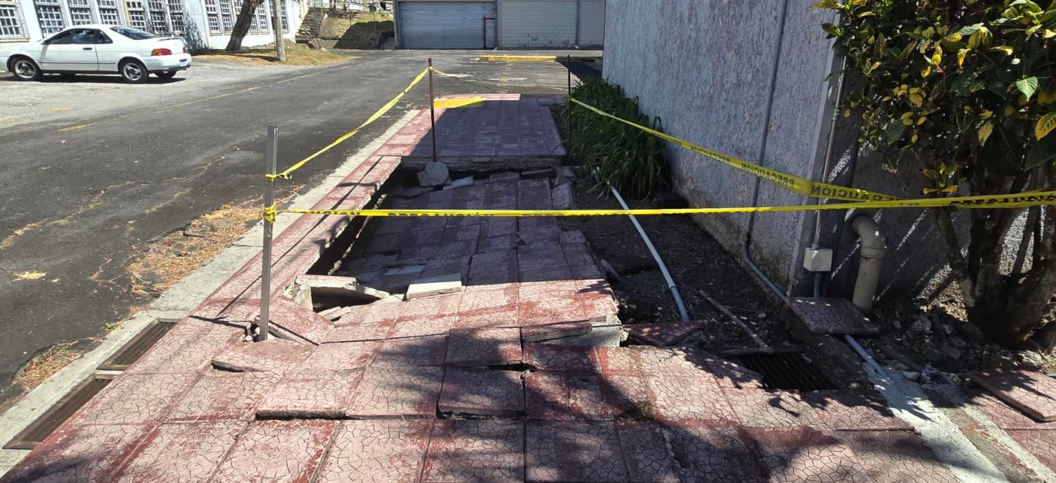 Daños en escuela Ricardo Jiménez