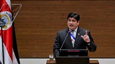 Carlos Alvarado reaparece para responderle a Rodrigo Chaves: “Usted es un gran mentiroso”