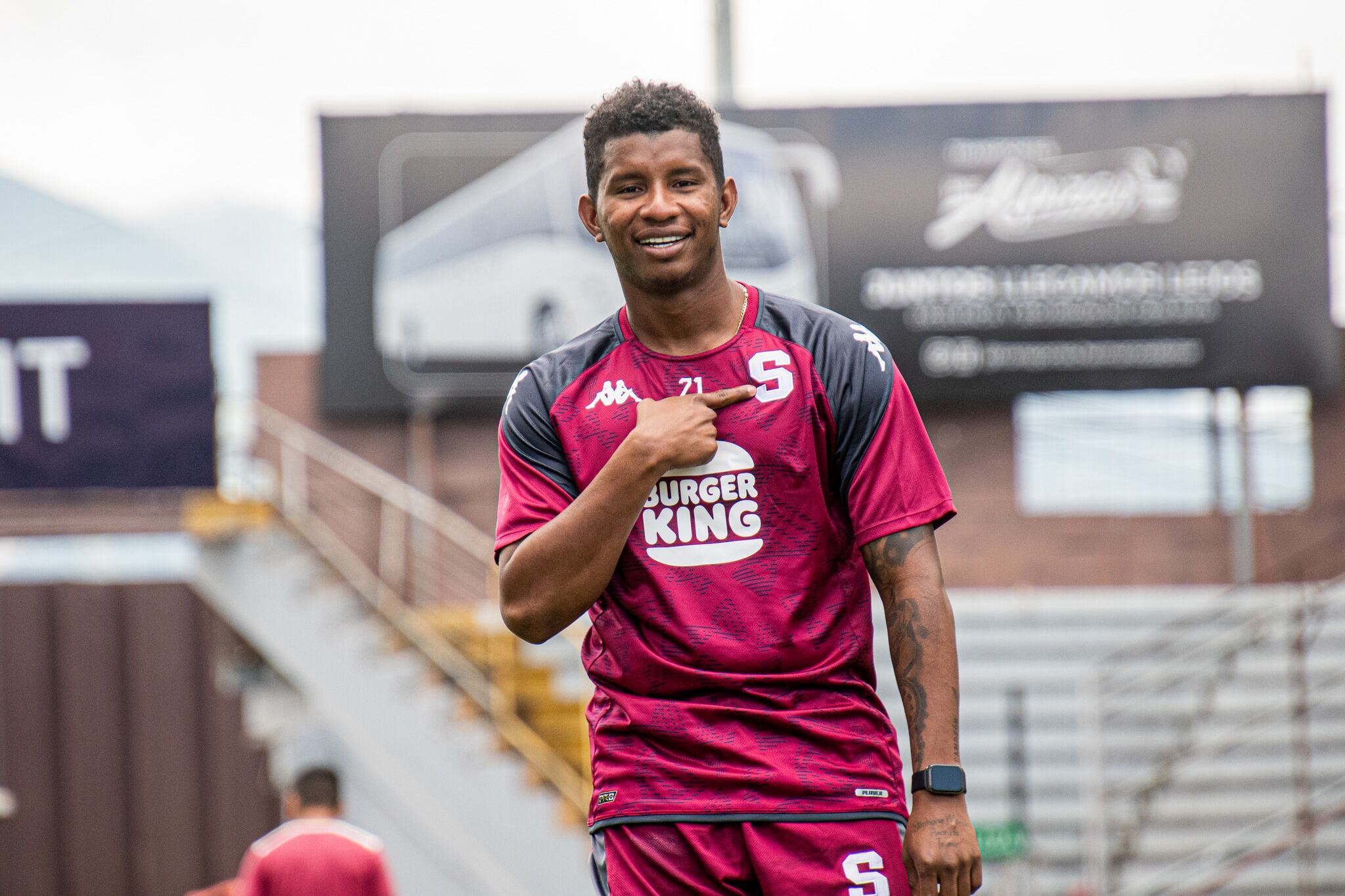 Entrenamiento de Saprissa de este martes.