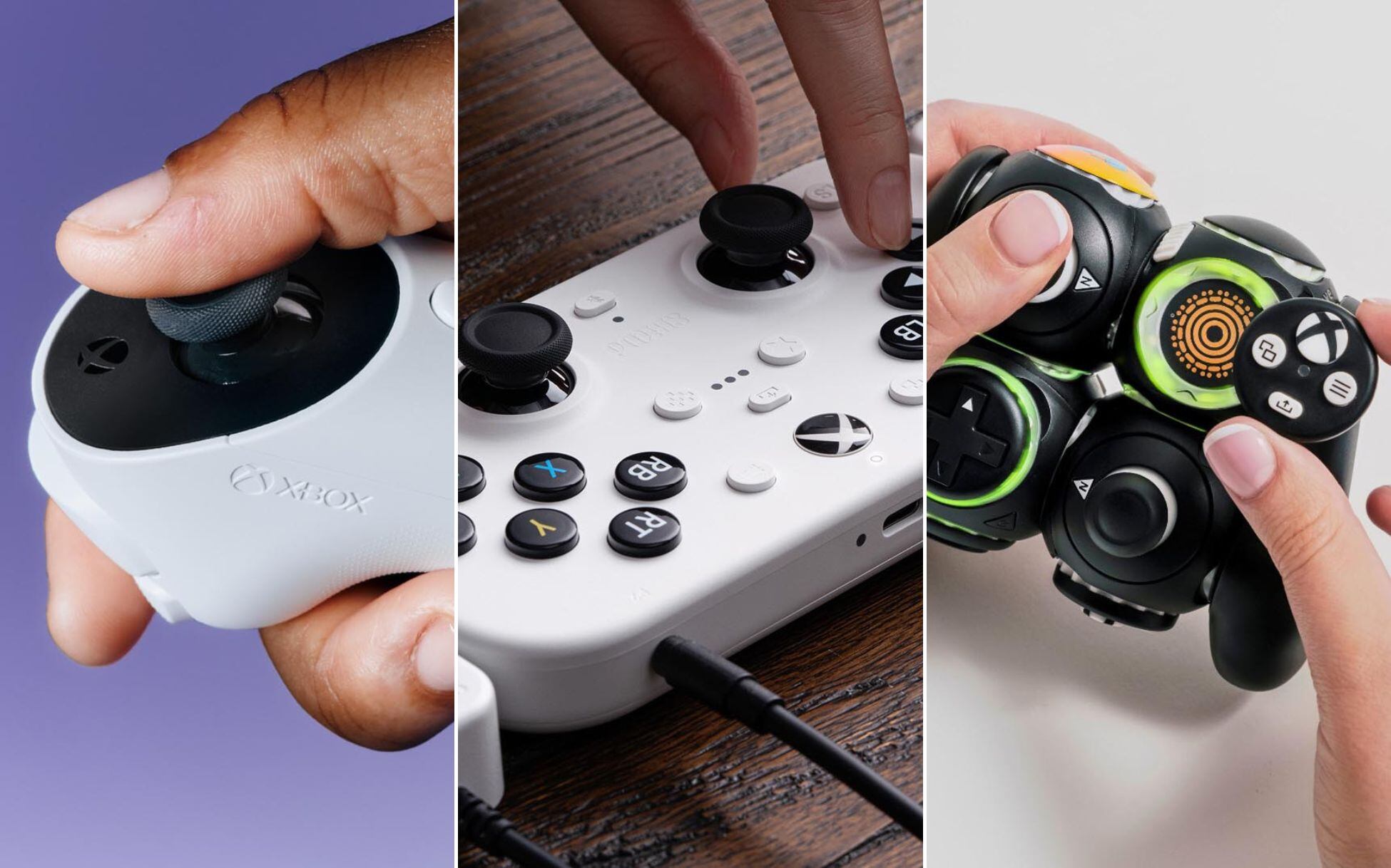 Xbox lanzó al mercado tres opciones de controles, para que sus juegos sean cada vez más accesibles. Foto: Xbox Wire.