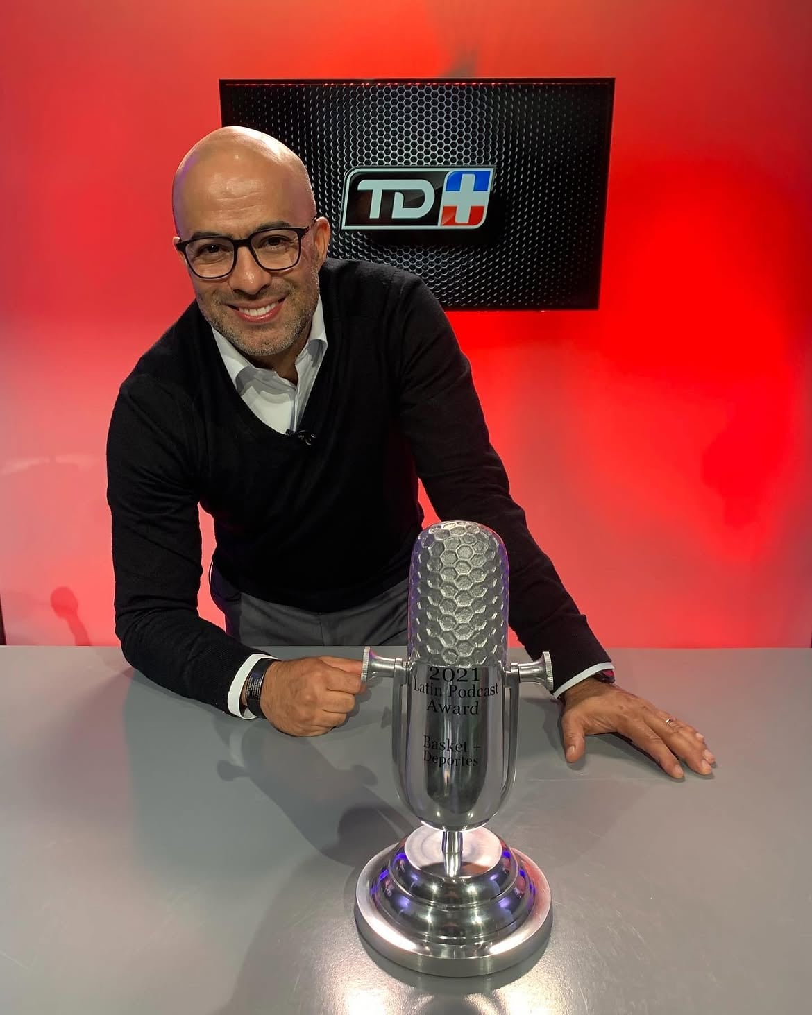 Periodista Jorge "Jota" Martínez de Teletica Deportes.