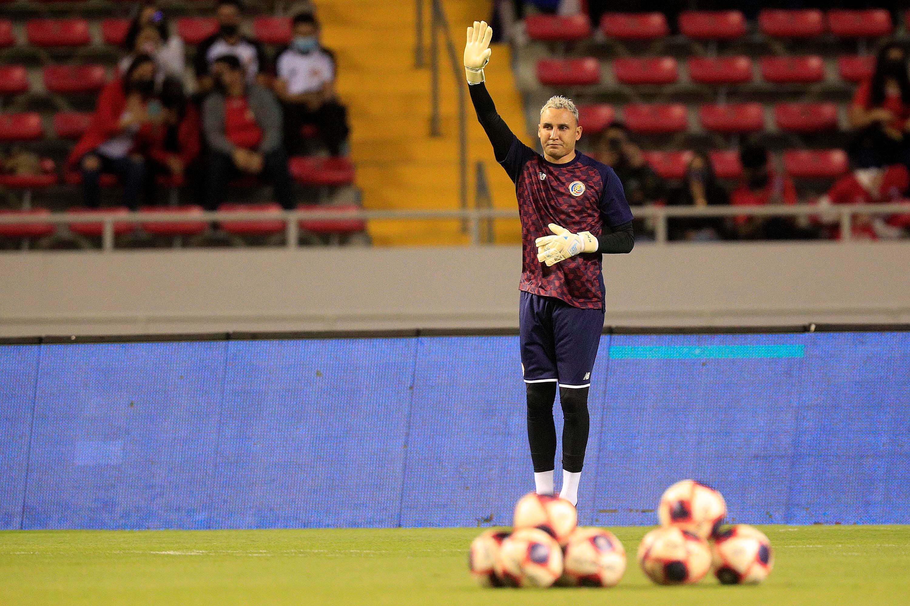 27/01/2022 Estadio Nacional, La Sabana. La Selección Nacional de Costa Rica recibió a su similar de Panamá, en el partido de apertura de la segunda fase de la octagonal final de Concacaf, rumbo al Mundial Qatar 2022. Keylor Navas llegó a su partido número 100 con la Sele. Foto: Rafael Pacheco Granados