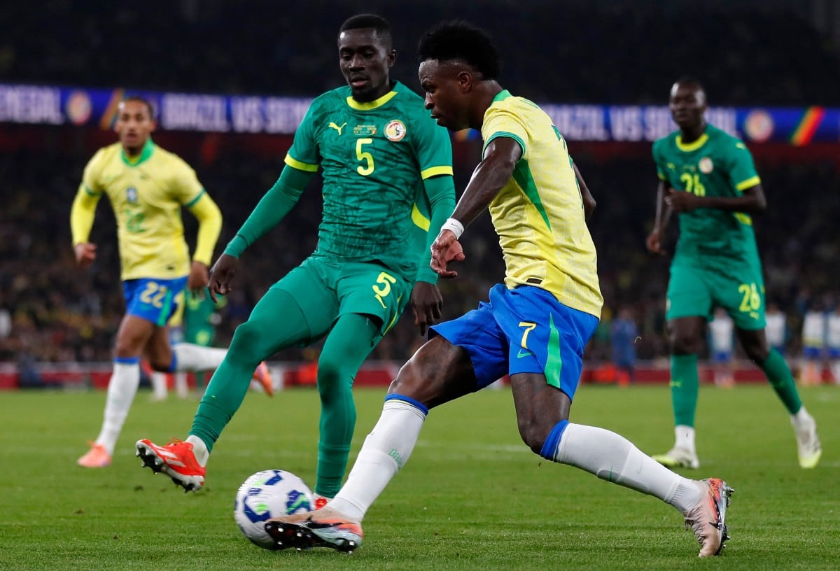 Brasil derrotó 2-0 a Senegal en un juego amistoso.