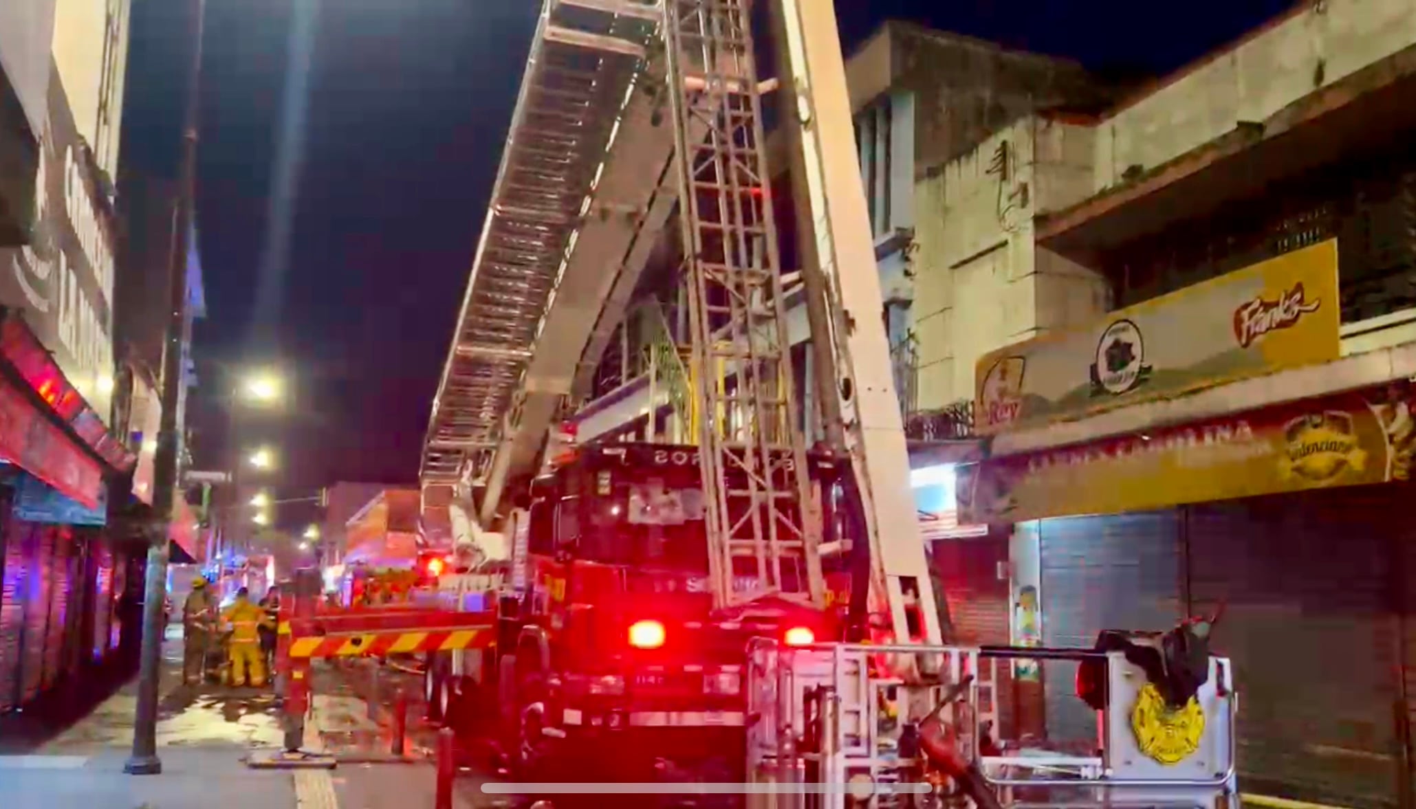 Incendio San José Centro