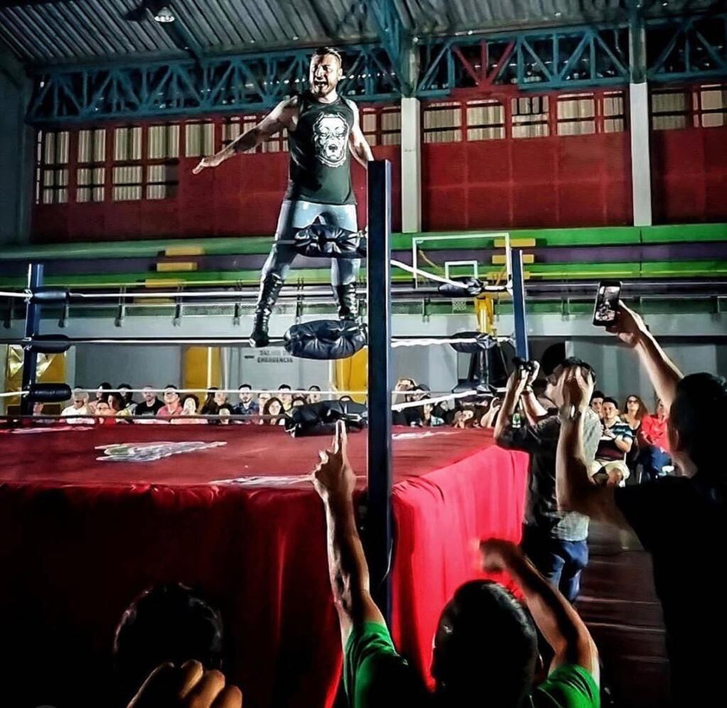 Luis Carlos Monge luchó el año pasando en la velada estelar de CWE en Turrialba. Foto: Cortesía