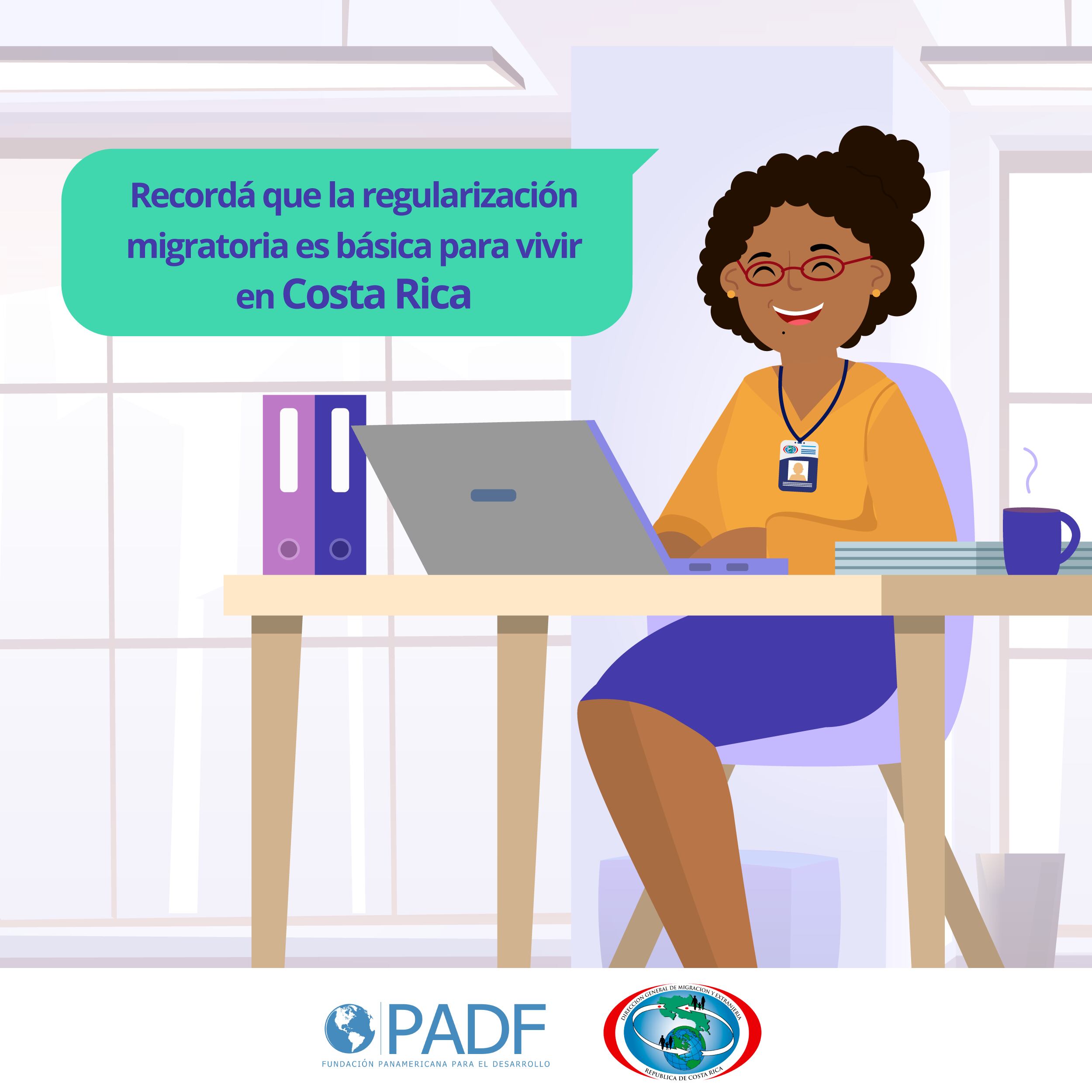 La Dirección General de Migración y Extranjería (DGME) creó un personaje, Doña Mary, para que sea la nueva mejor amiga de los migrantes en todo el camino que deben de recorrer en sus procesos de migratorios en el país